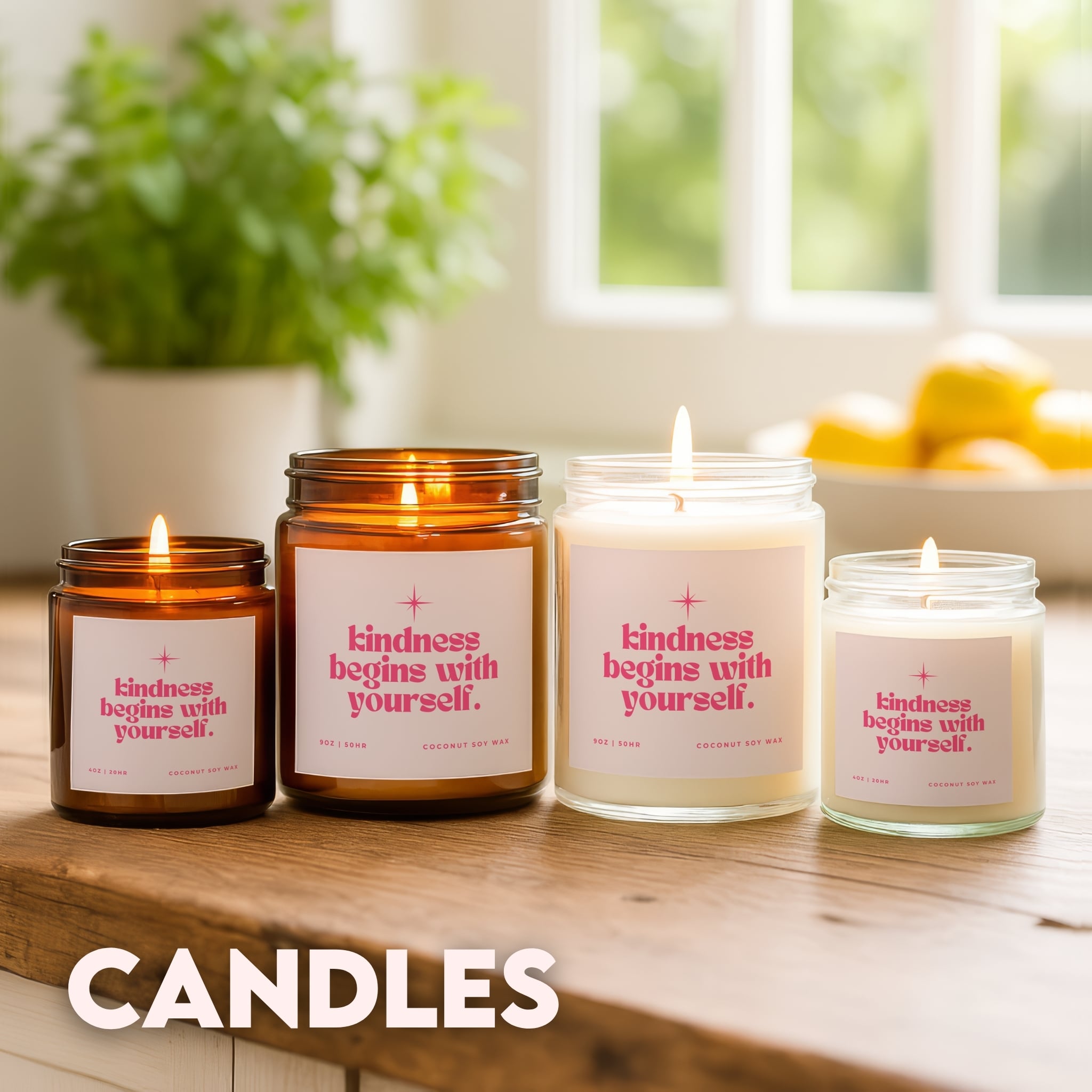 Christian scented candles hand-poured coconut apricot wax faith-based candles for women home decor gifts amber clear jars natural vegan