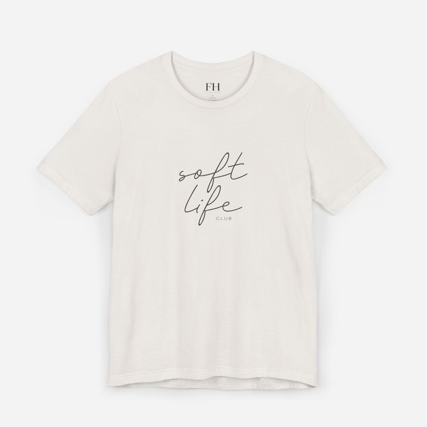 Soft Life Club Membership Tee | Vintage White Edition