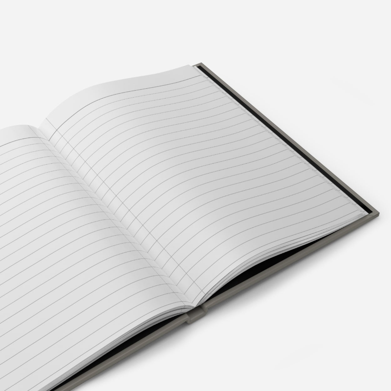 Interior lined pages of Christian gratitude journal, showing clean writing space with subtle margin design