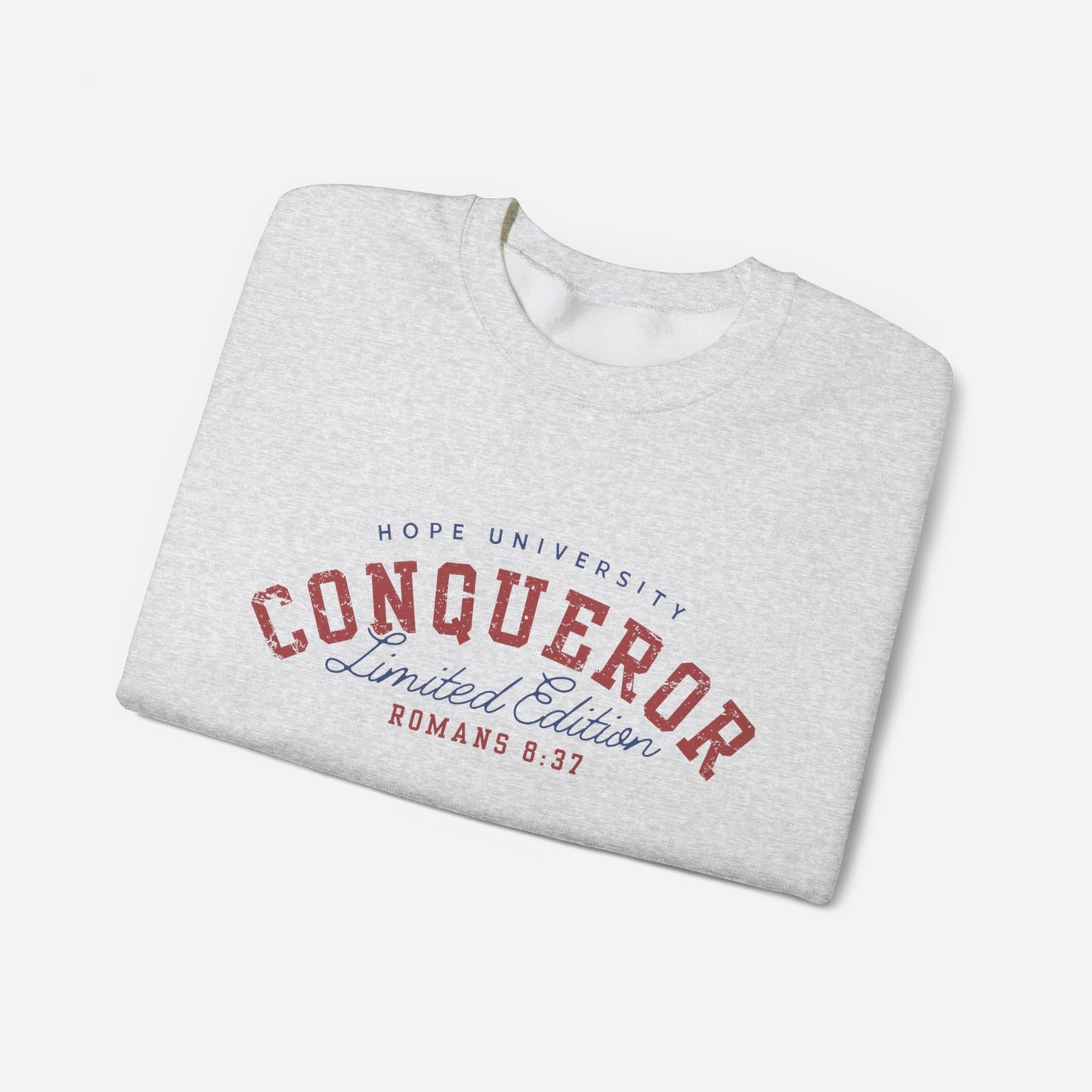 Classic College-Style Sweatshirt – Christian Conqueror Collection