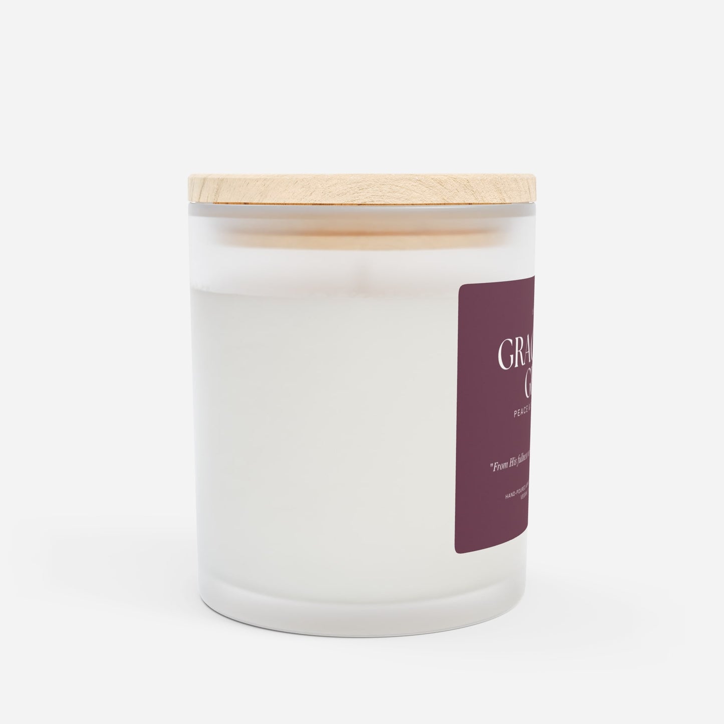 Blessed Collection - Grace Upon Grace - Pink Wood Wick Candle - Limited Edition