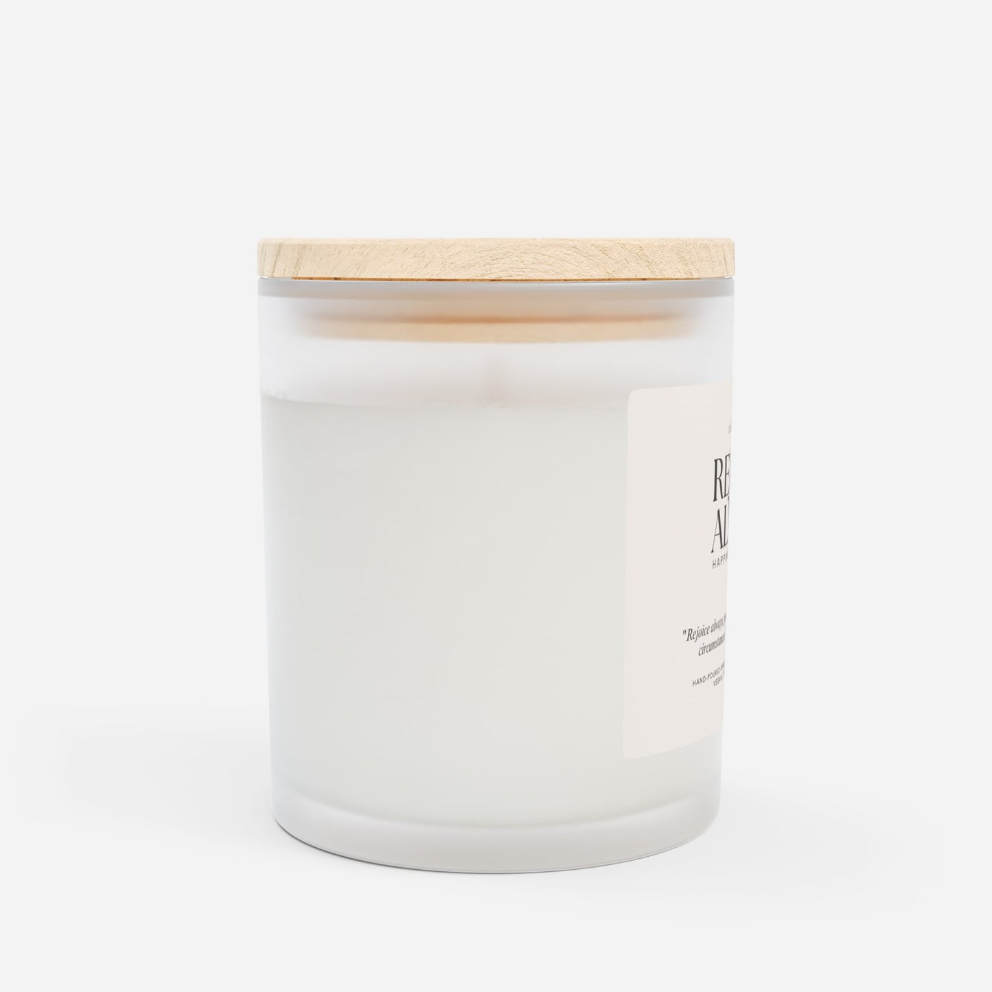 Blessed Collection - Rejoice Always - Pink Wood Wick Candle
