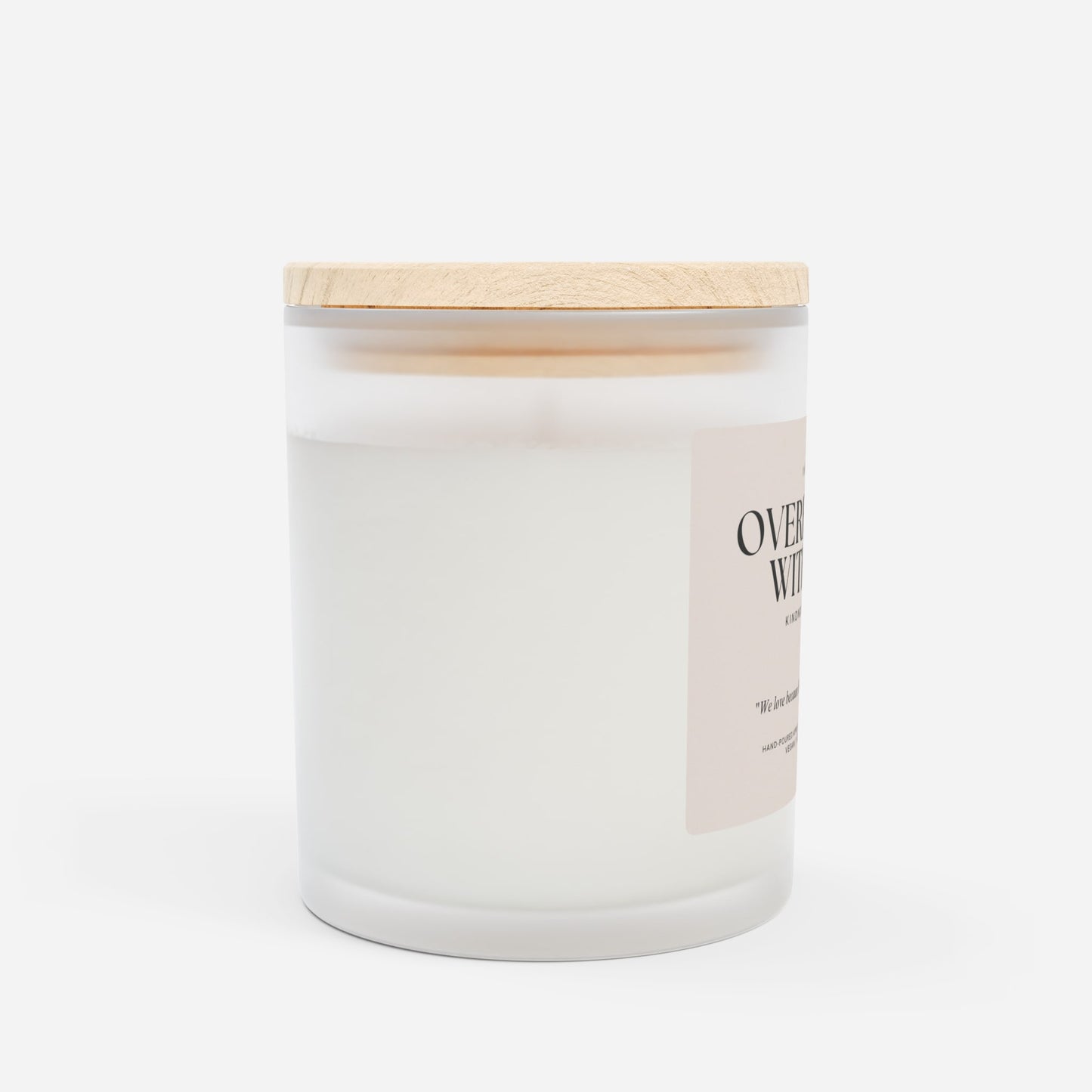 Blessed Collection - Overflowing With Love - Pink Wood Wick Candle - Limited Edition