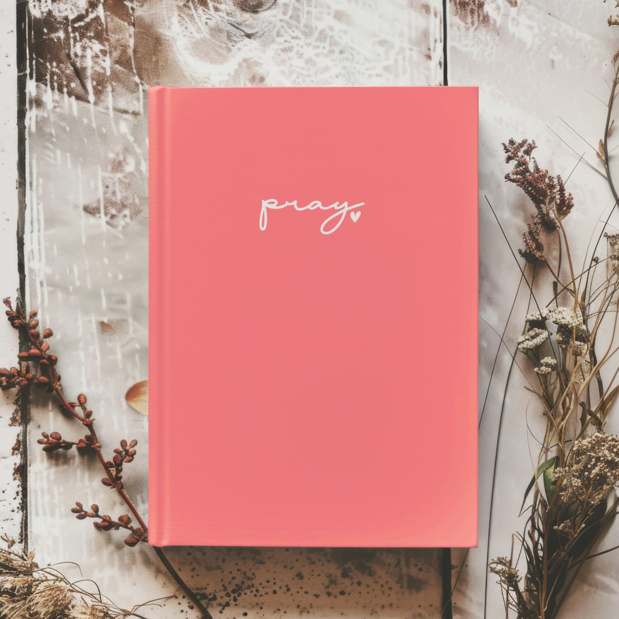 pray: A Beautiful Pink Prayer Journal for Women