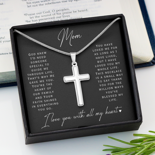 Grace & Guidance | Cross Necklace For Mom