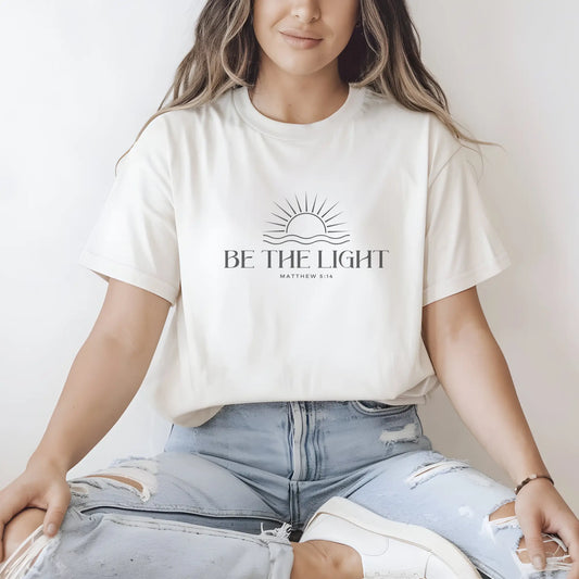 "Be The Light" Matthew 5:14 | Christian T-Shirt
