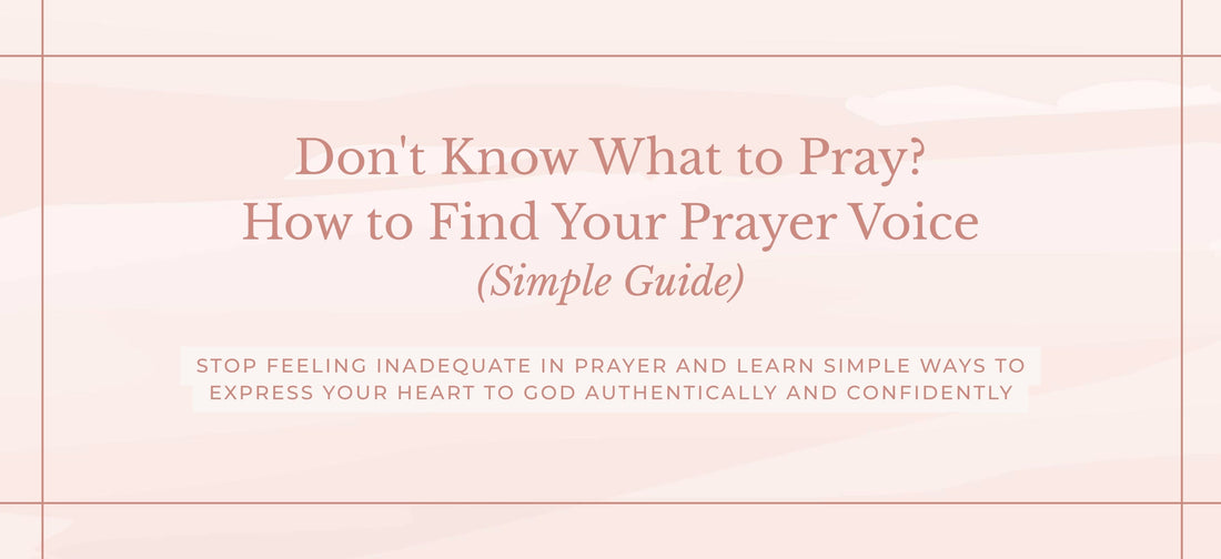 Prayer Struggles? How to Find Your Unique Voice in Prayer