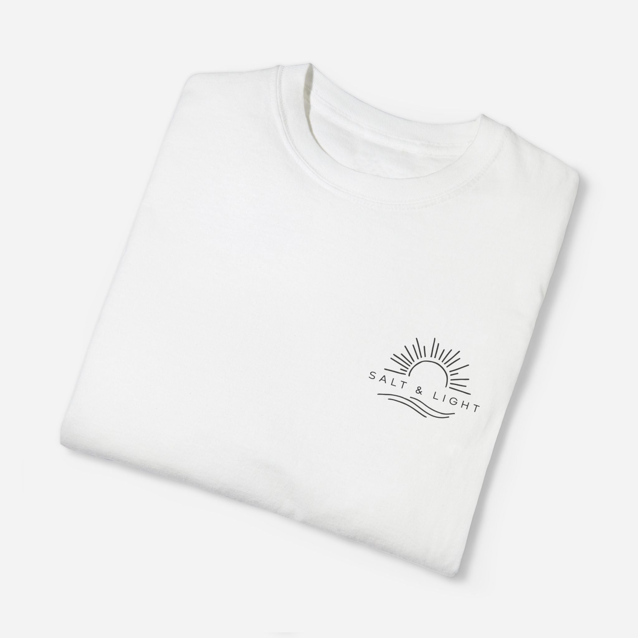 Salt & Light - White Christian T-shirt
