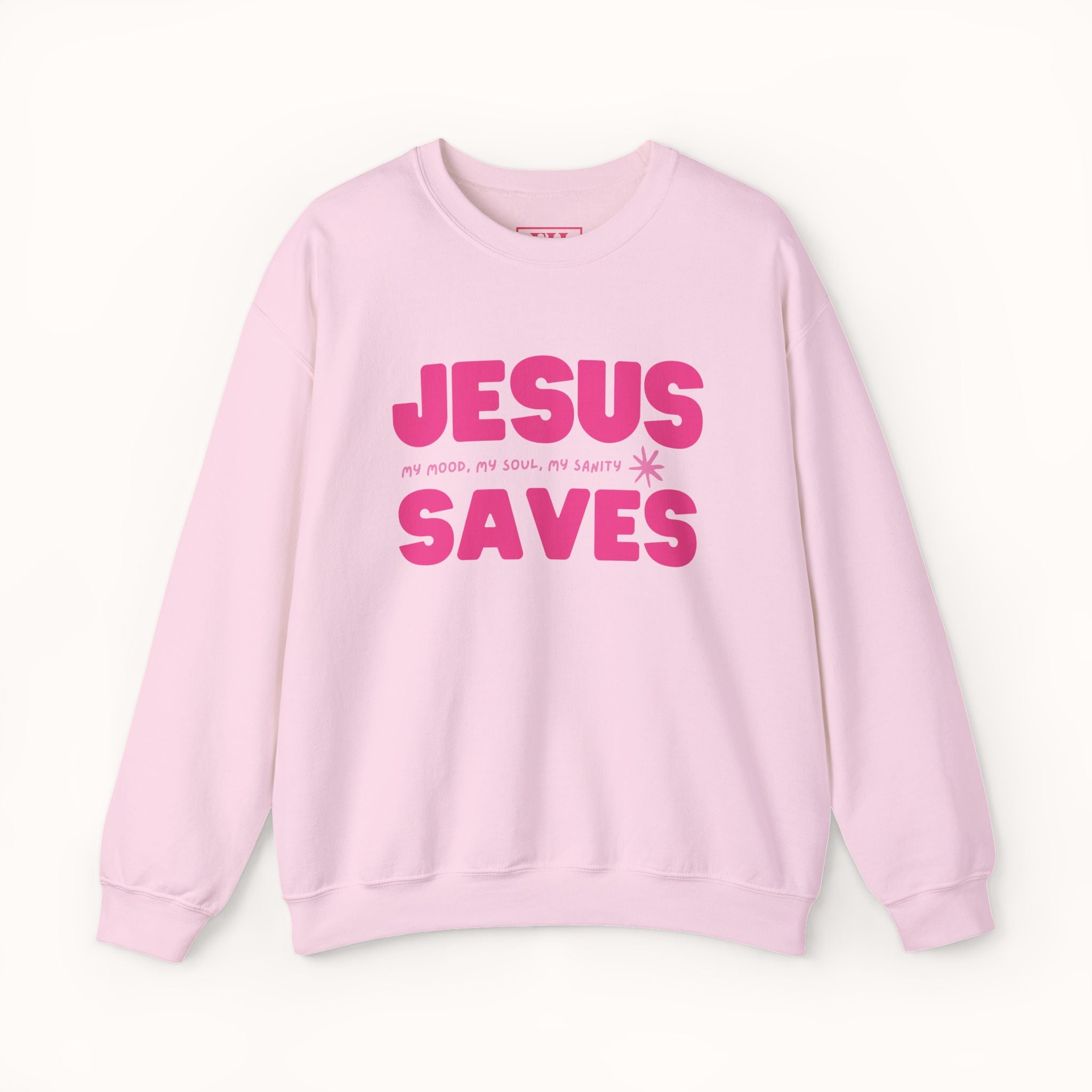 Jesus Saves Sweatshirt | Christian Faith Crewneck | Women's Cozy Apparel