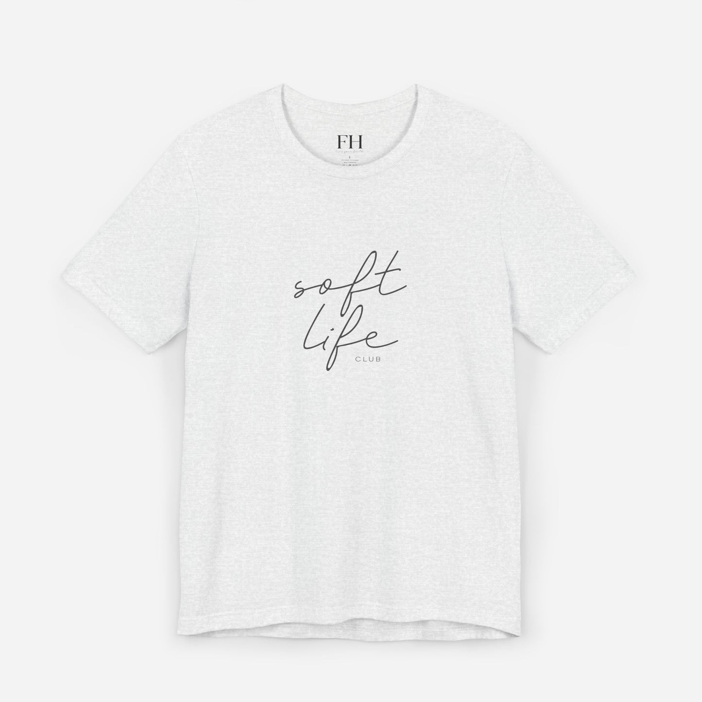 Faith-inspired women’s t-shirt promoting rest, peace, and intentional living