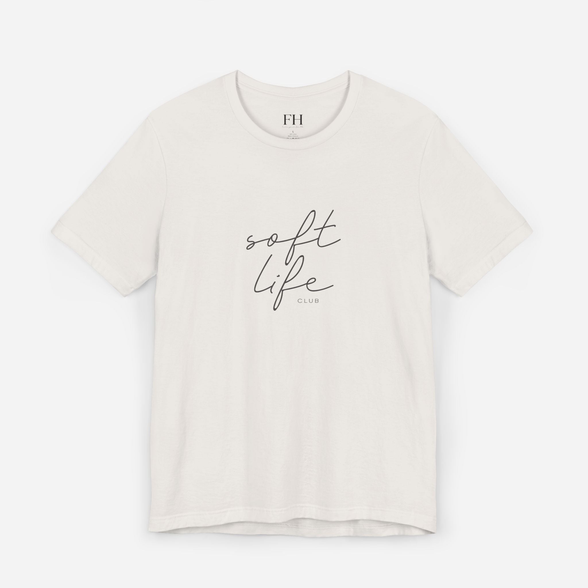 Soft Life Club Membership Tee | Vintage White Edition