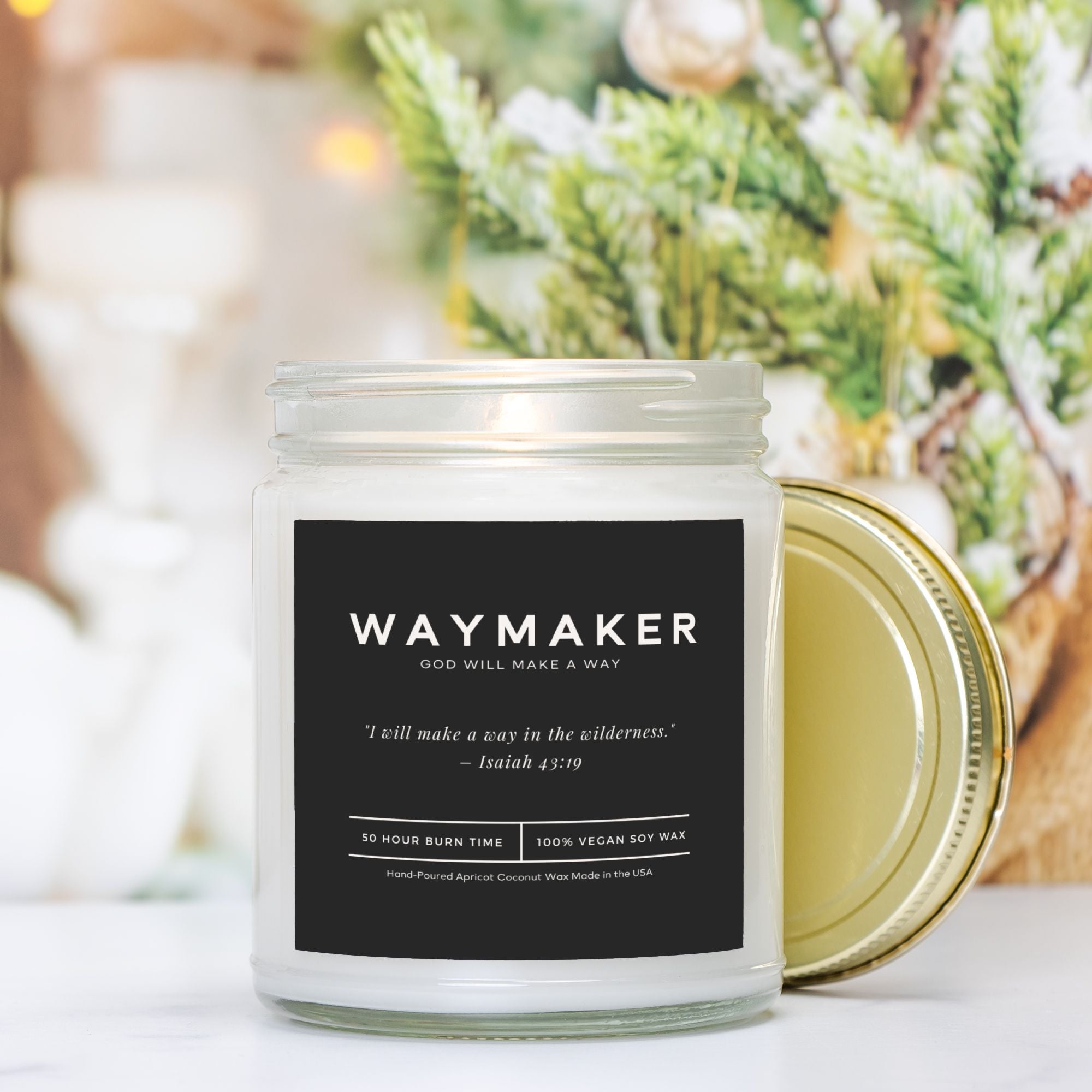 Fire & Faith Collection - Waymaker - 9oz Candle