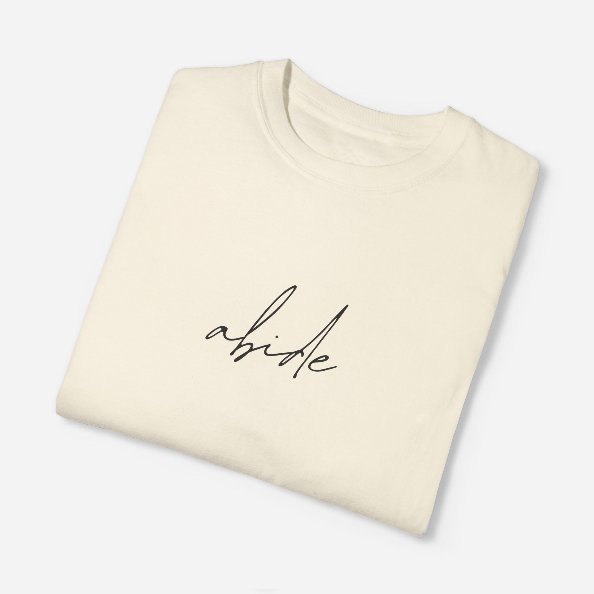'Abide' - Women's Christian T-Shirt