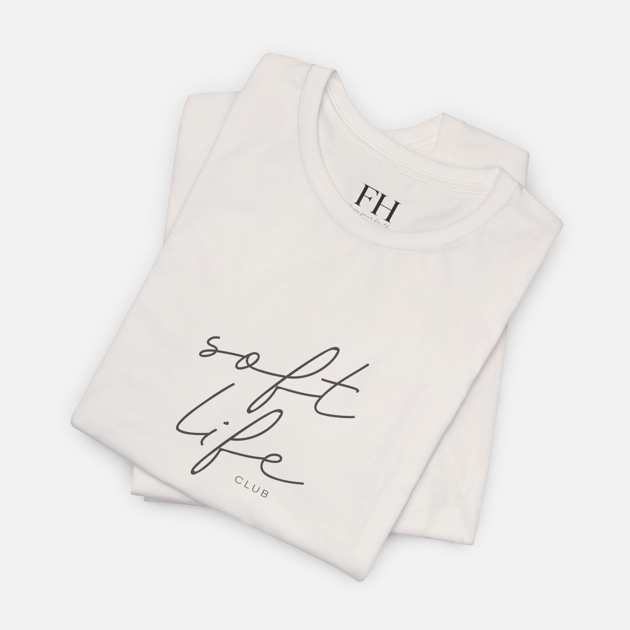 Soft Life Club Membership Tee | Vintage White Edition