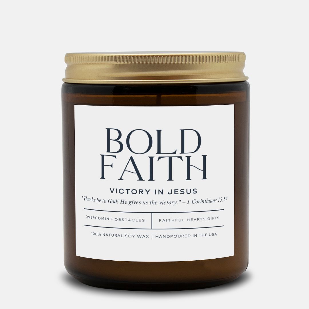 Bold Faith Collection - Victory In Jesus - 9oz Candle