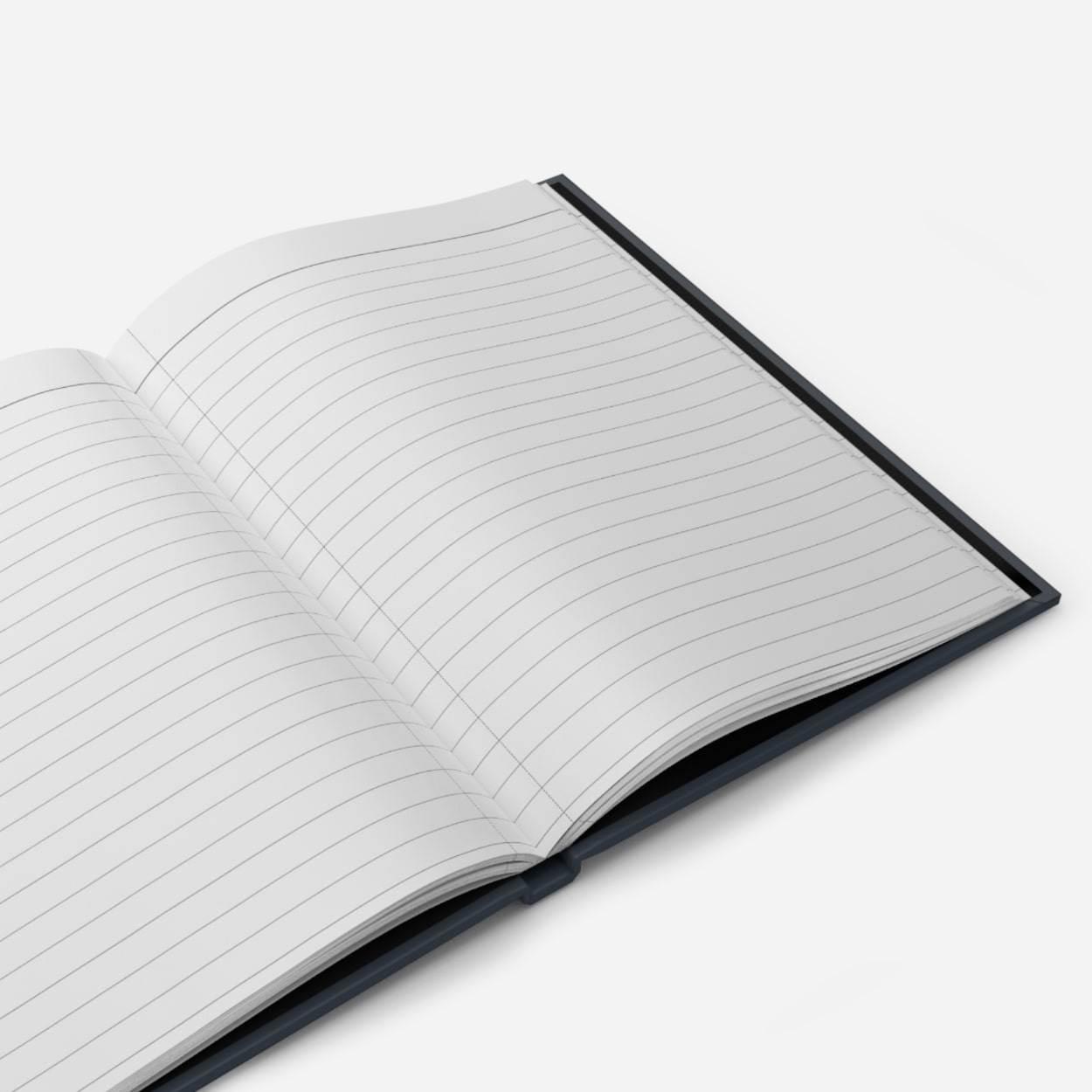 Interior lined pages of A Warrior's Journal, showing a writing space.