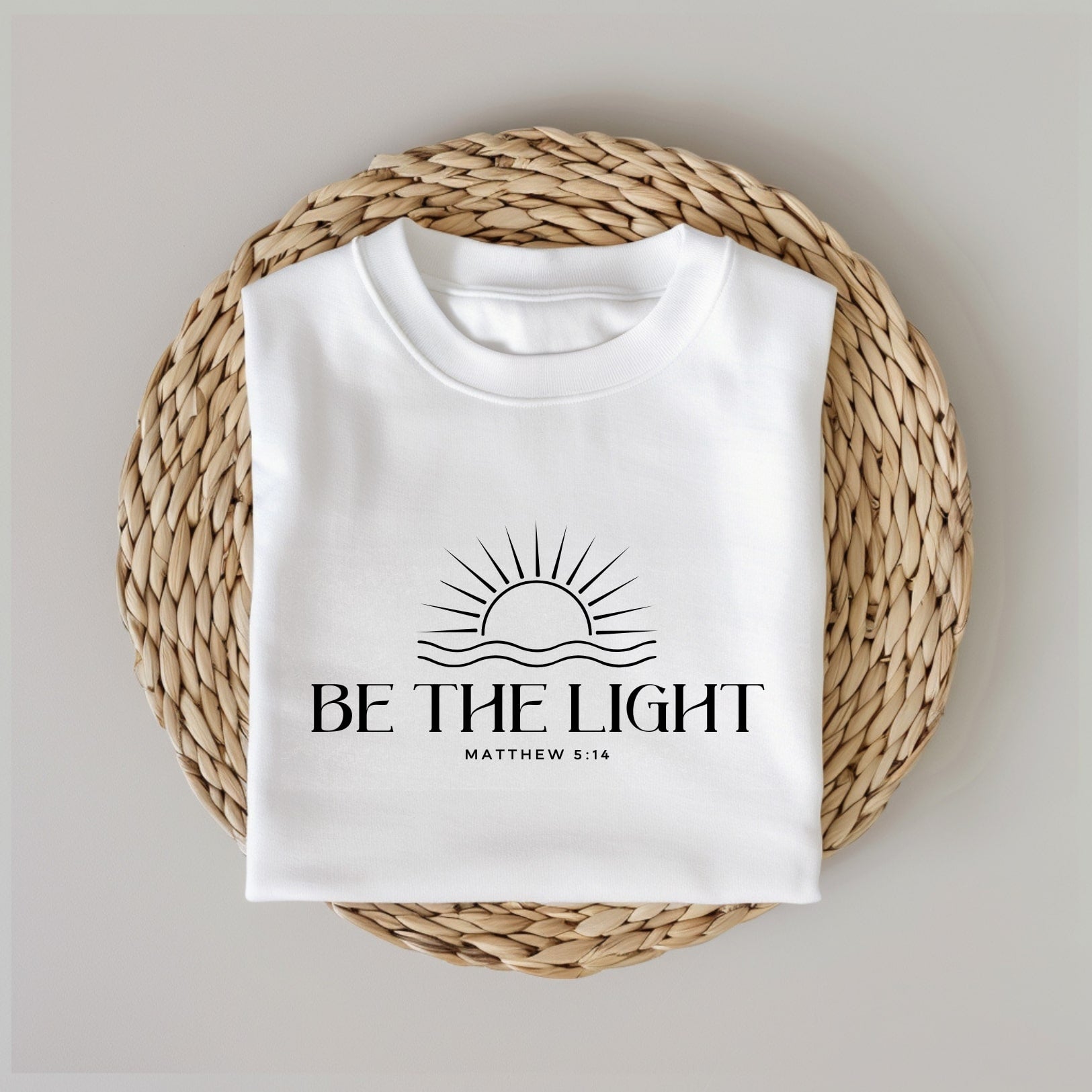 Be The Light - Matthew 5:14 - Christian T-shirt