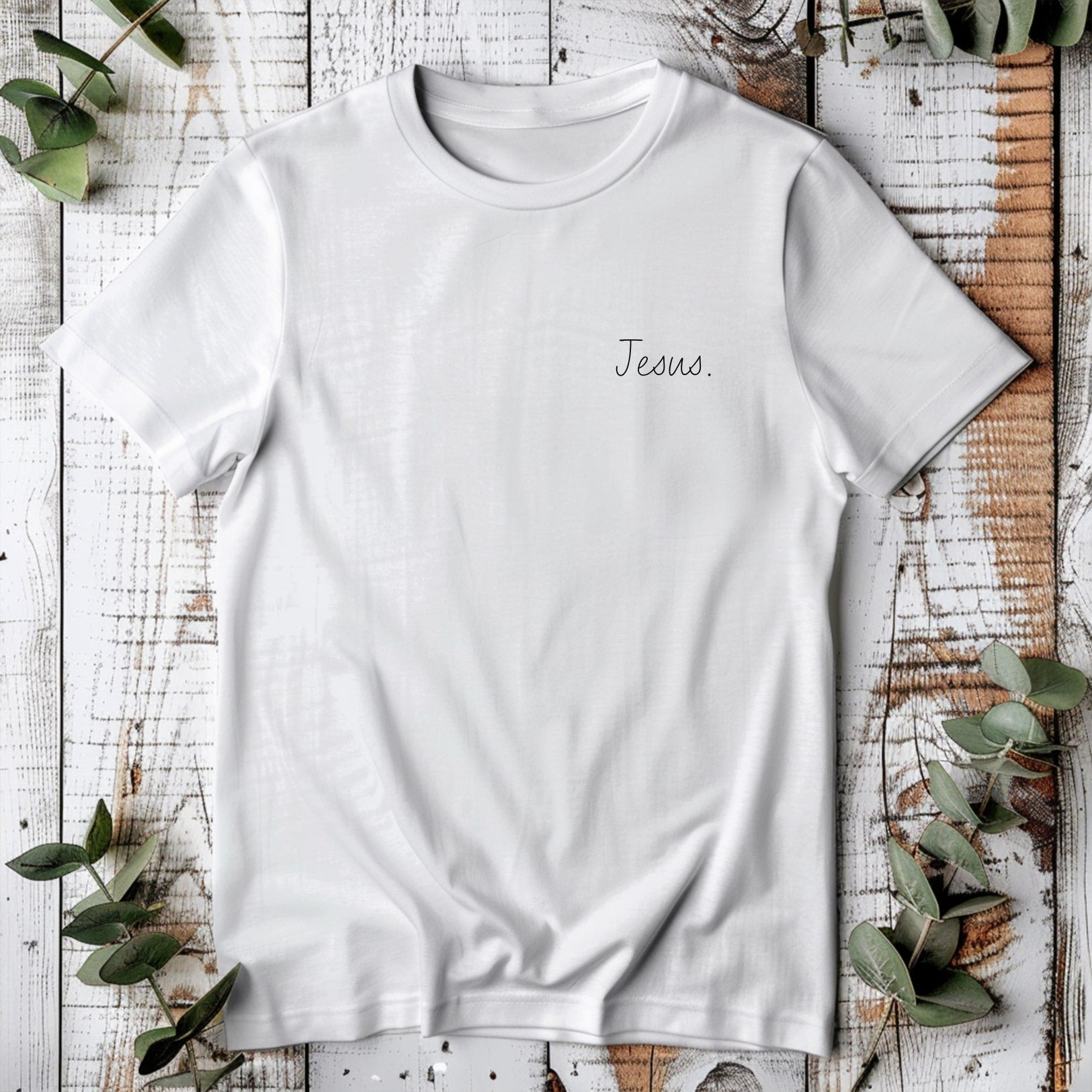 Jesus - Minimalist Christian Tee White
