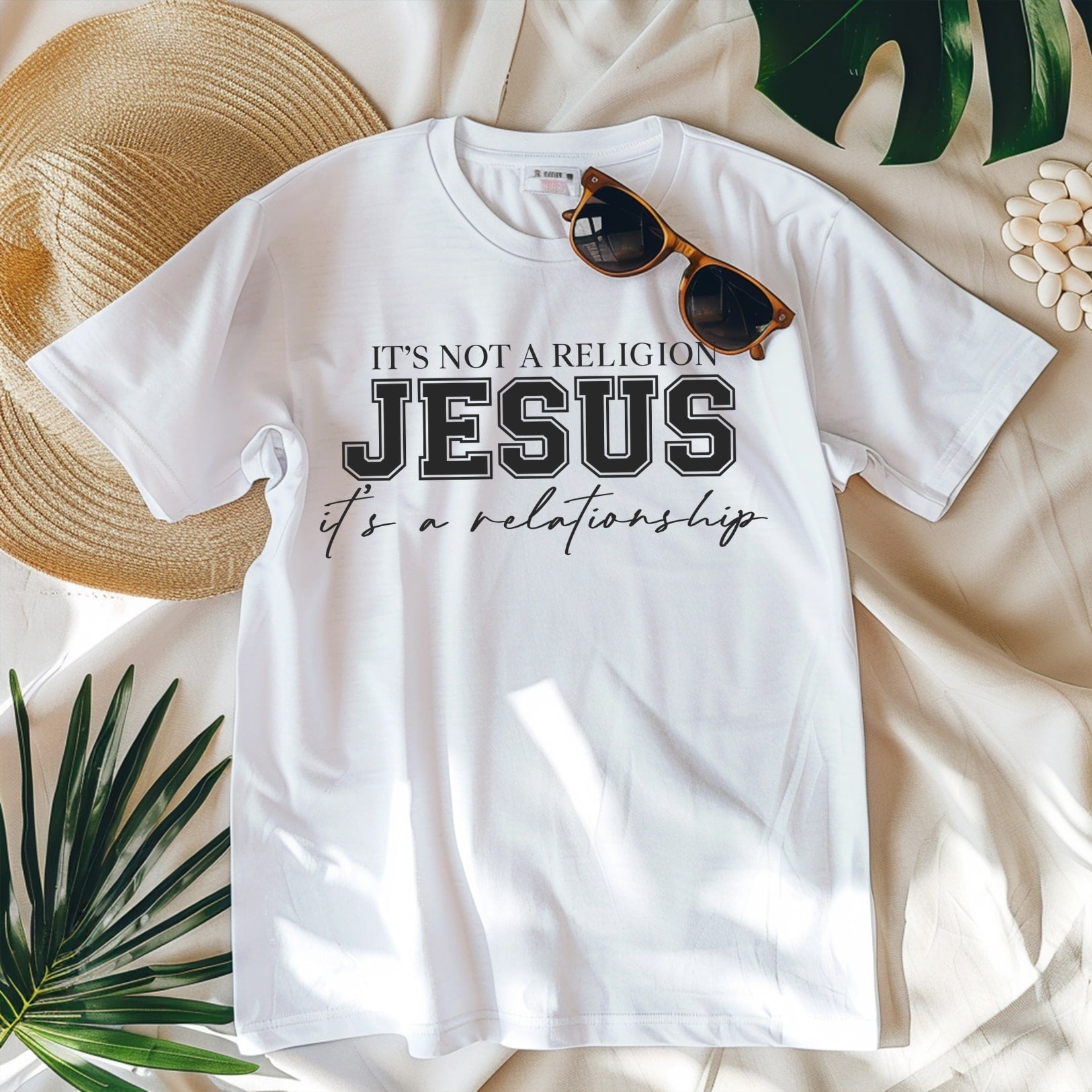 It's Not A Religion It's A Relationship - Faith Inspired Tee