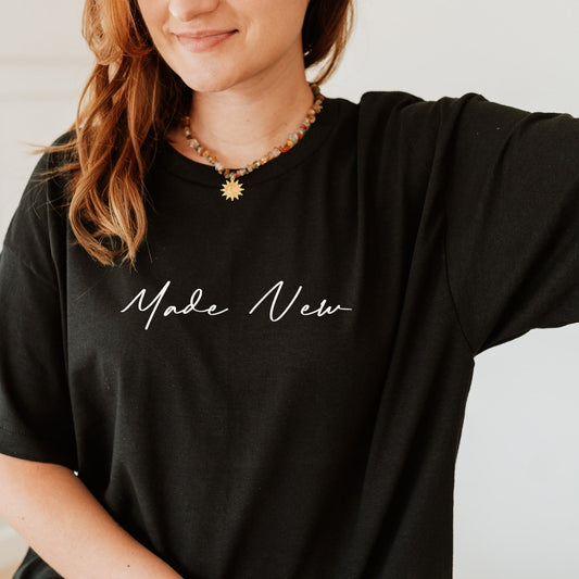Made New - Minimalist Christian Tee