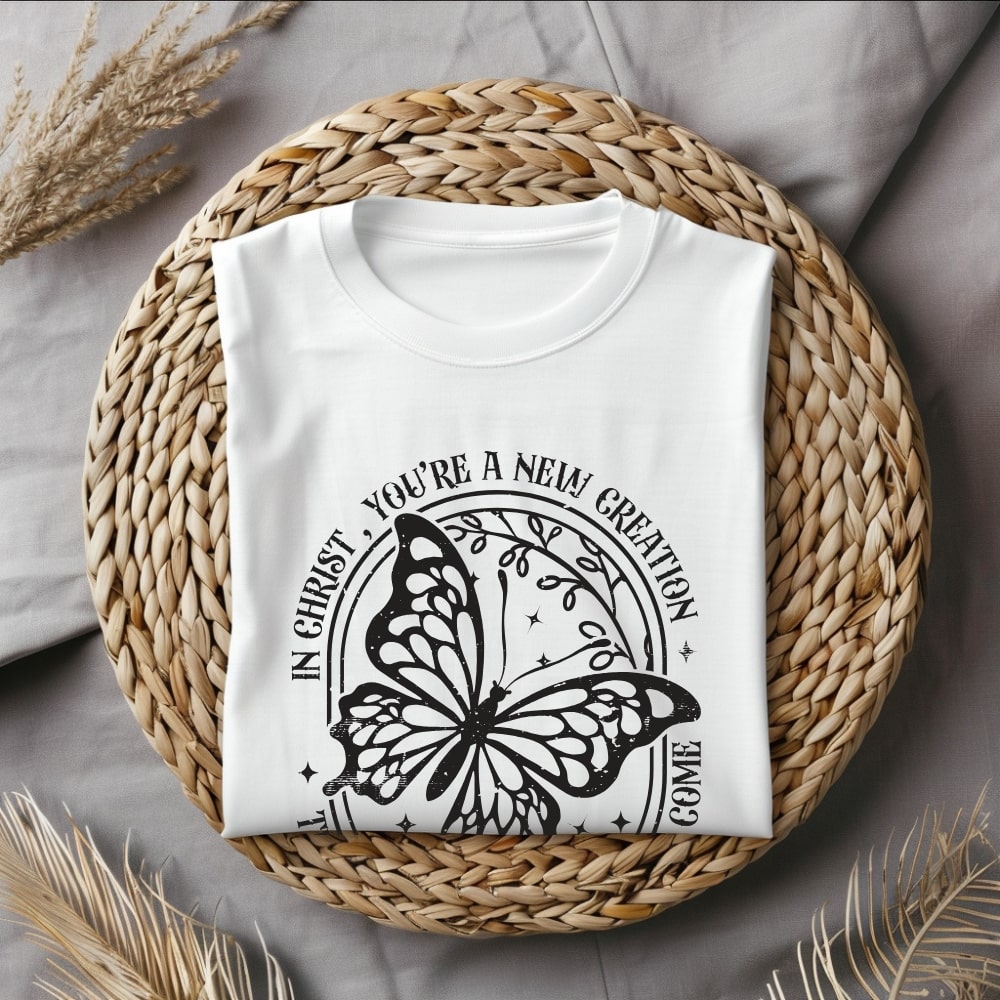 New Creation - Christian T-shirt White