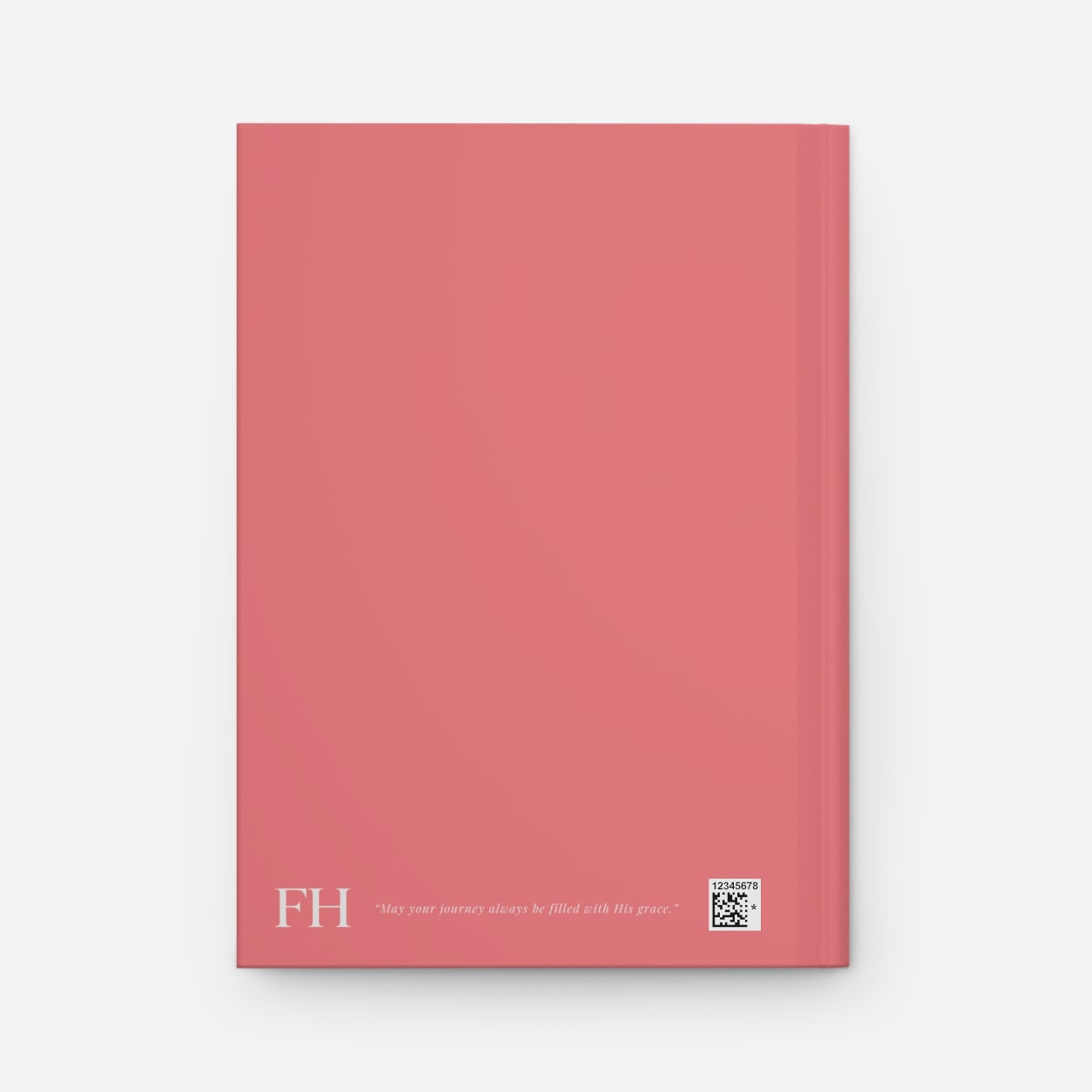 back of pink journal