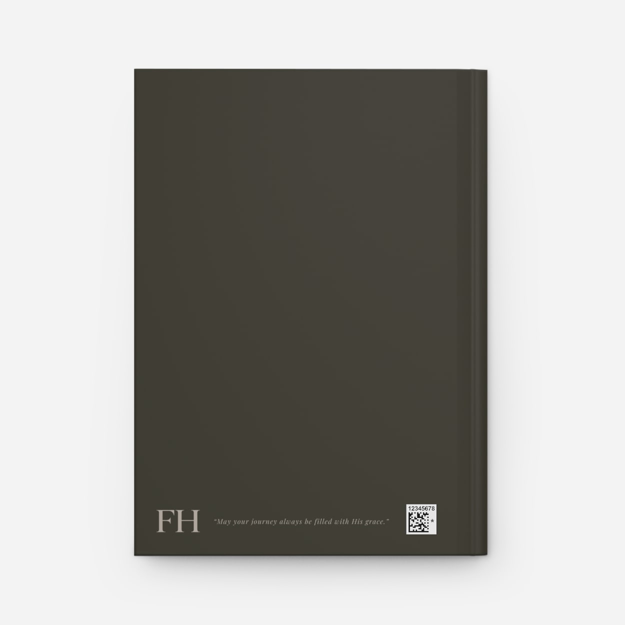 Reflections & Prayers Journal | Charcoal Olive Christian Notebook