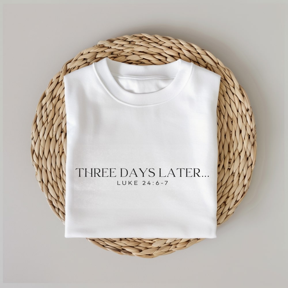 Three Days Later - White Christian Tee