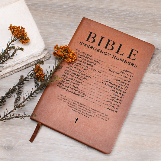 Christian faith-inspired journal for Bible study and devotionals.
