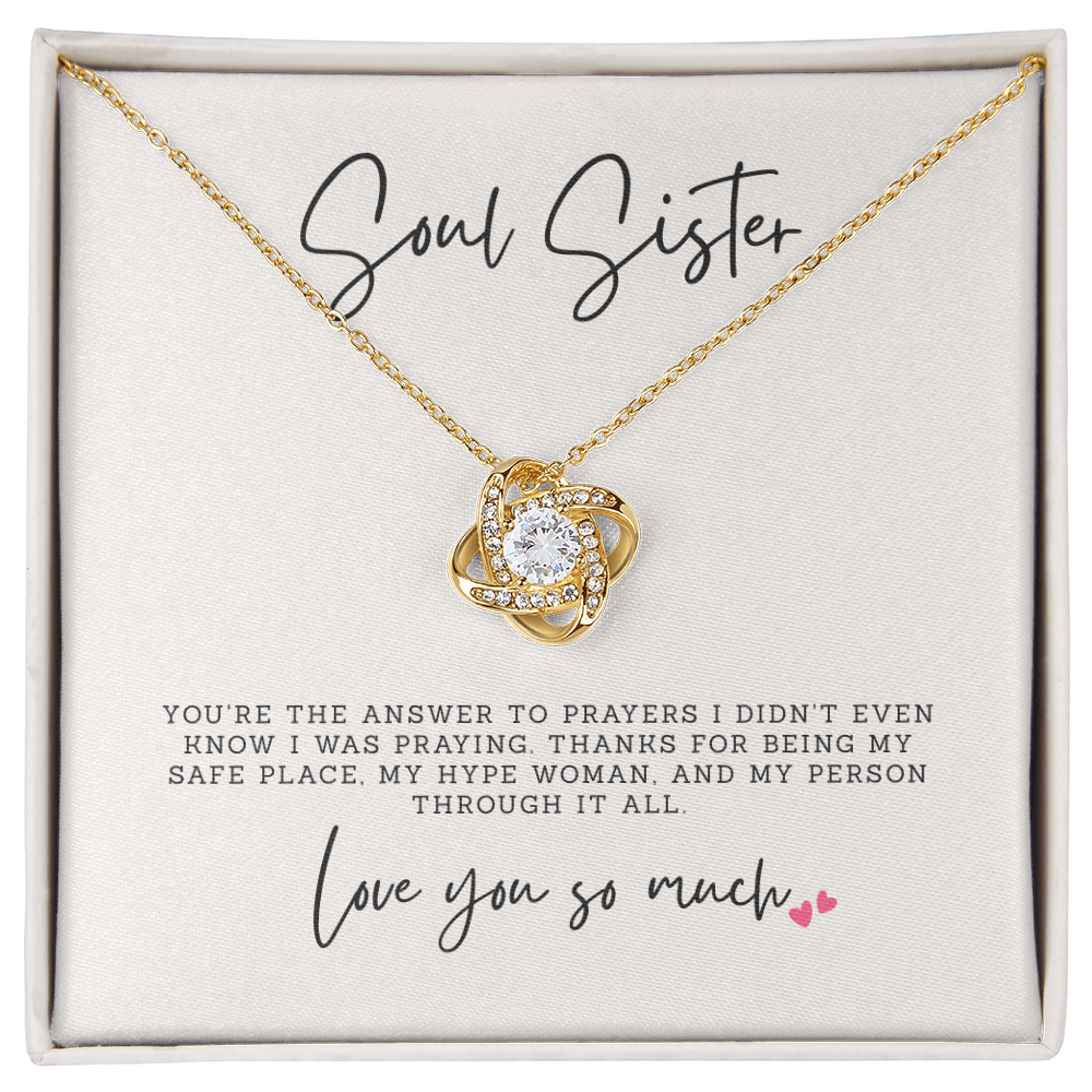 Soul Sister Jewelry | Sentimental Sister Necklace Gift