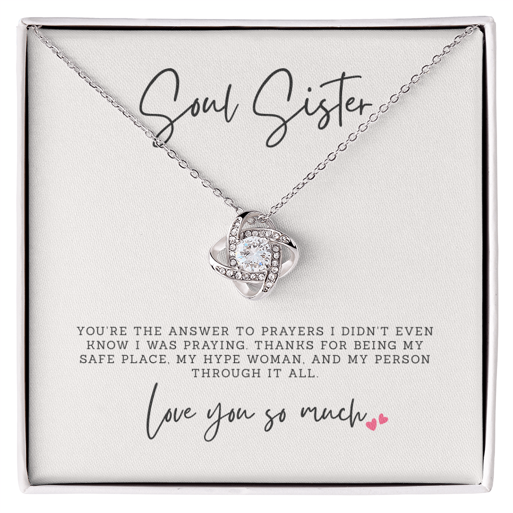 Soul Sister Jewelry | Sentimental Sister Necklace Gift