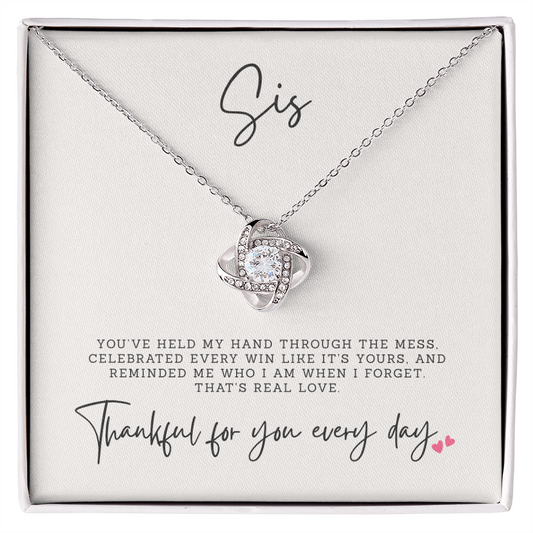 Sis | Gift for Sister | Best Friend Sister Necklace