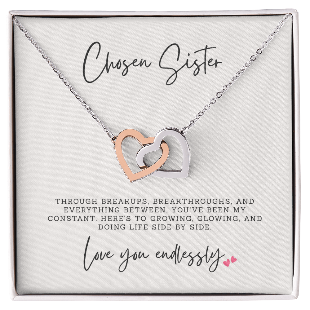 Chosen Sister | Sister Necklace Gift | Sentimental Gift for Sister Birthday