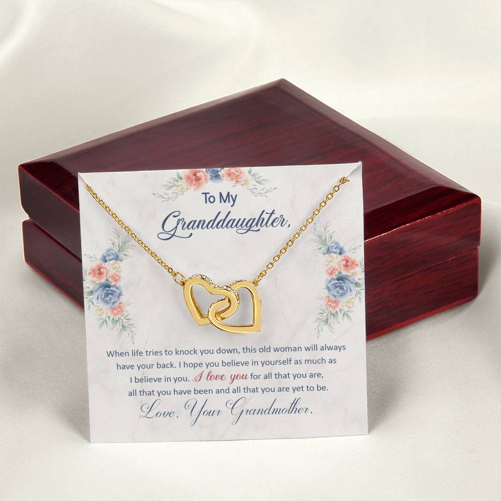 sweet necklace gift for granddaughter to show how proud you are. 