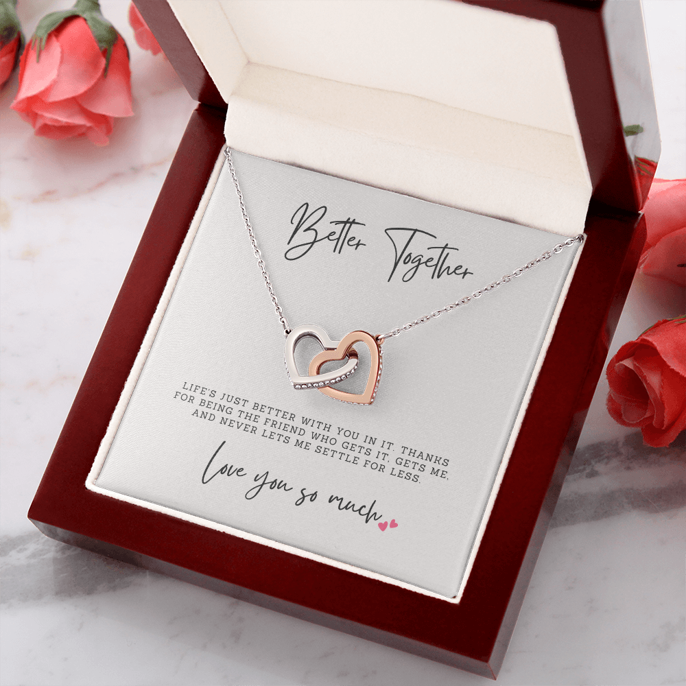 Better Together | Best Friend Necklace Gift | Meaningful Gift for Bestie
