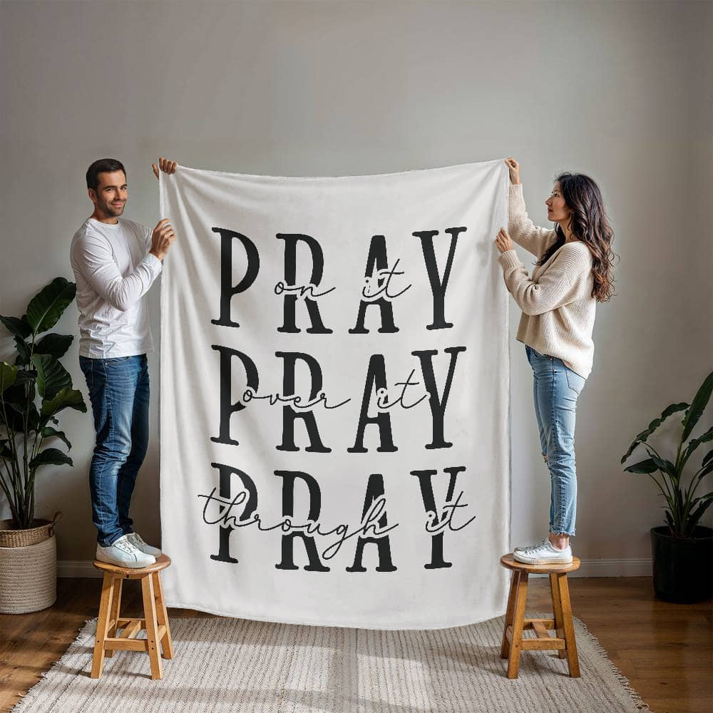 Soft mink fleece blanket with 