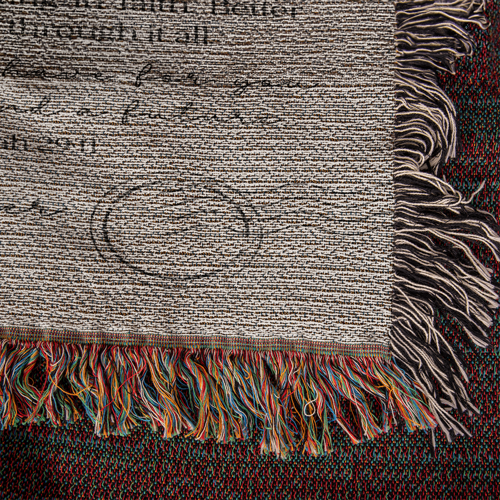 Letter From God - Woven Blanket