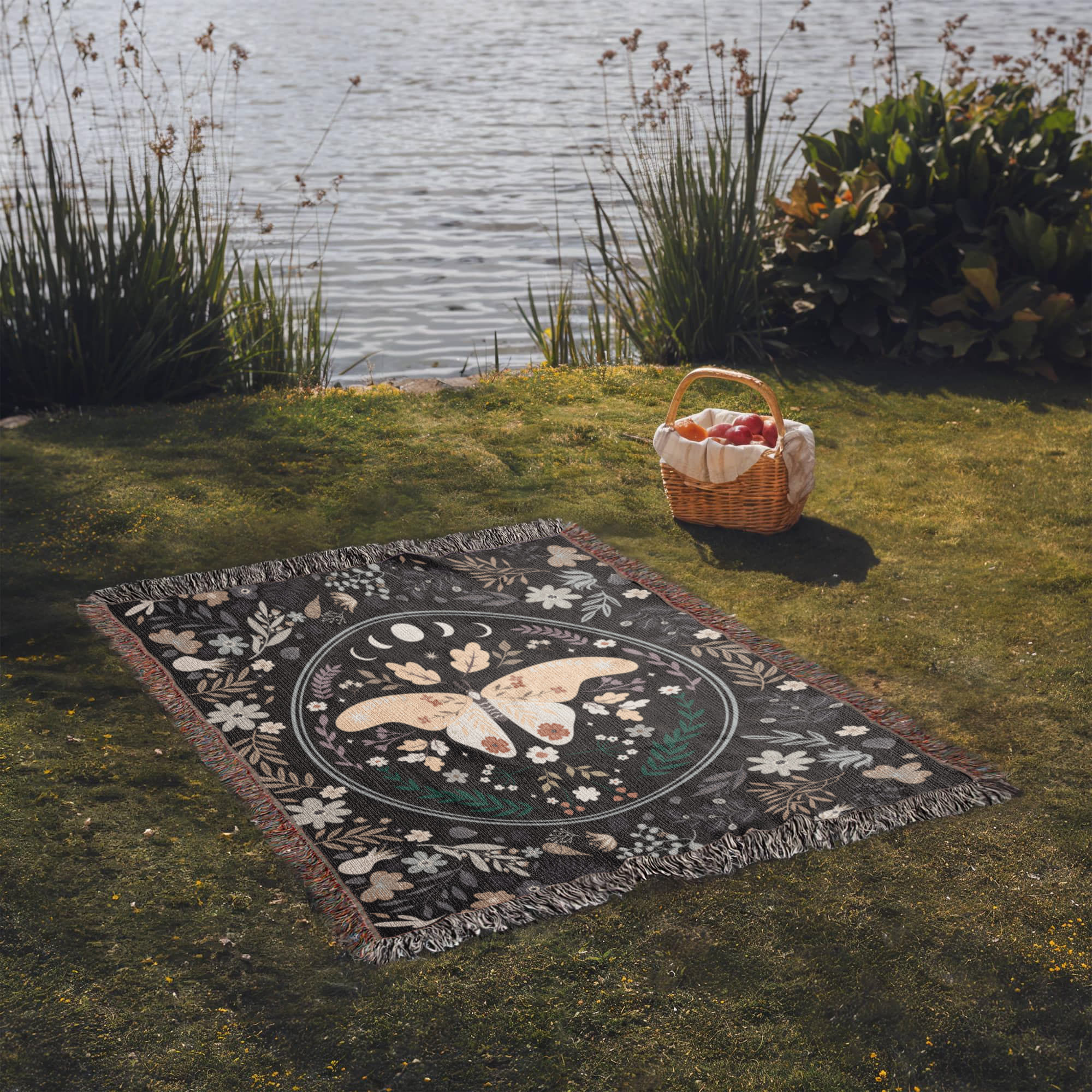 Bohemian Butterfly - Woven Blanket