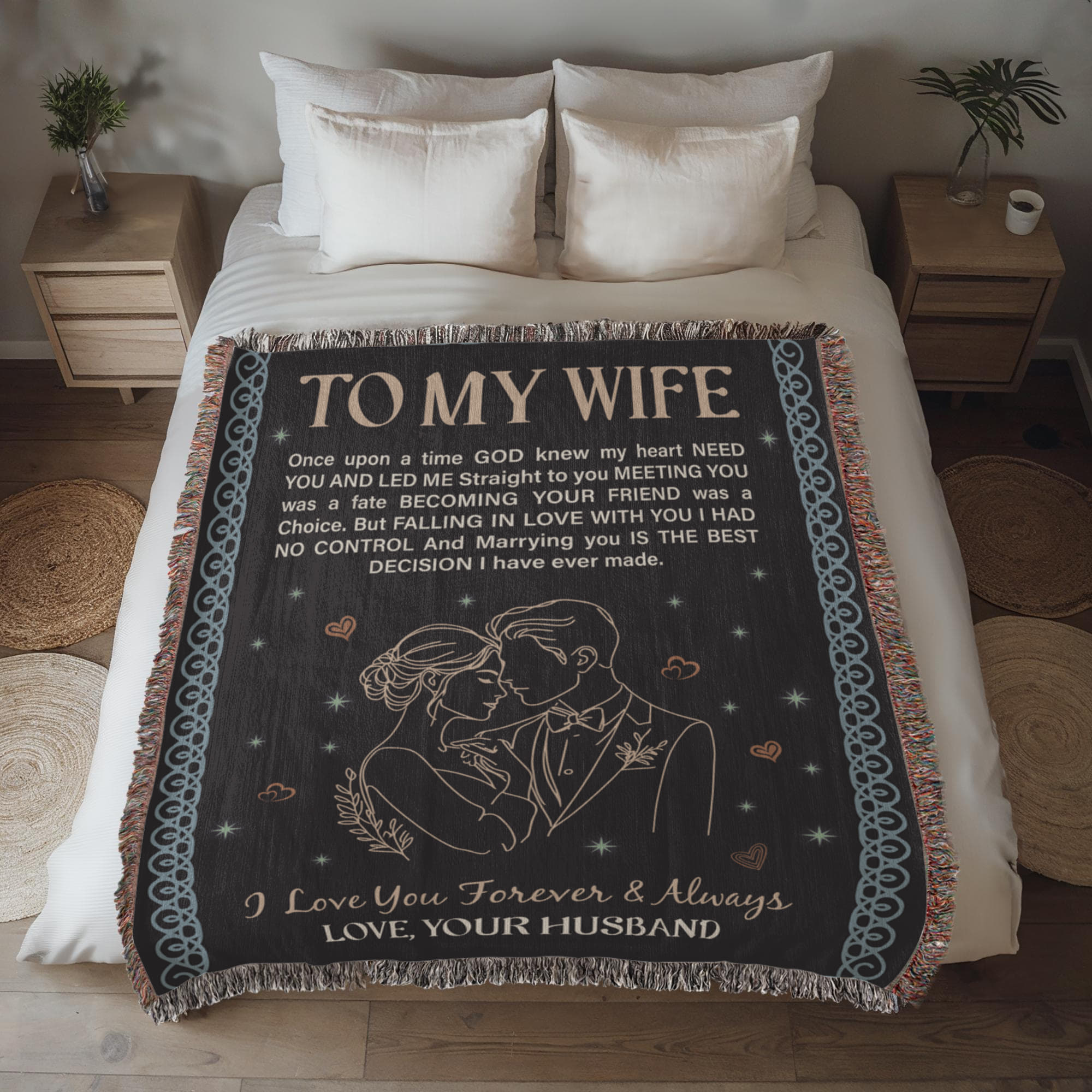 To My Wife - Woven Blanket