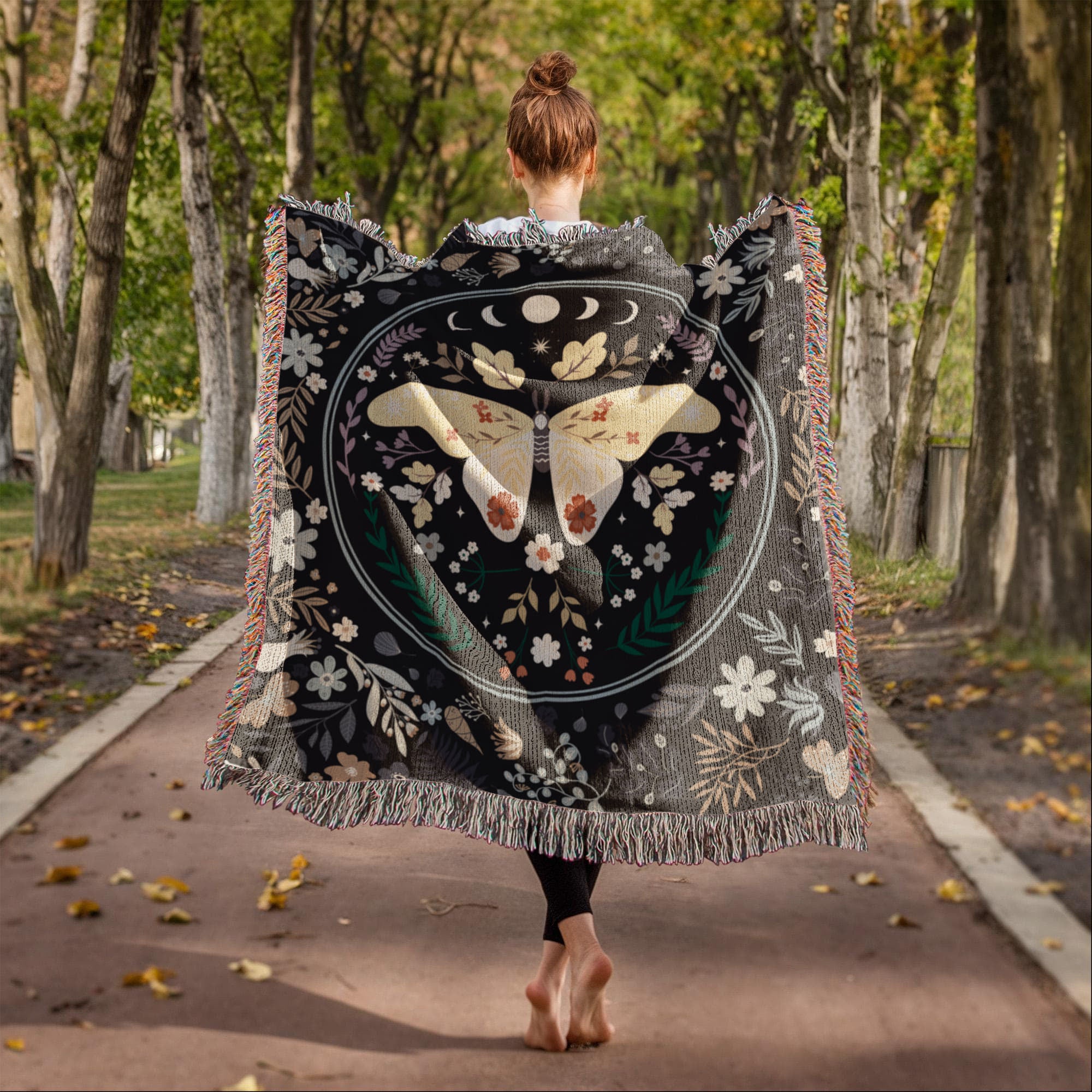 Bohemian Butterfly - Woven Blanket