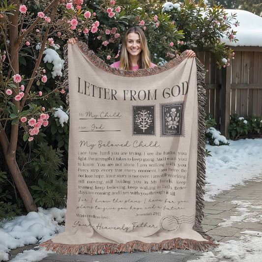 Letter From God - Woven Blanket