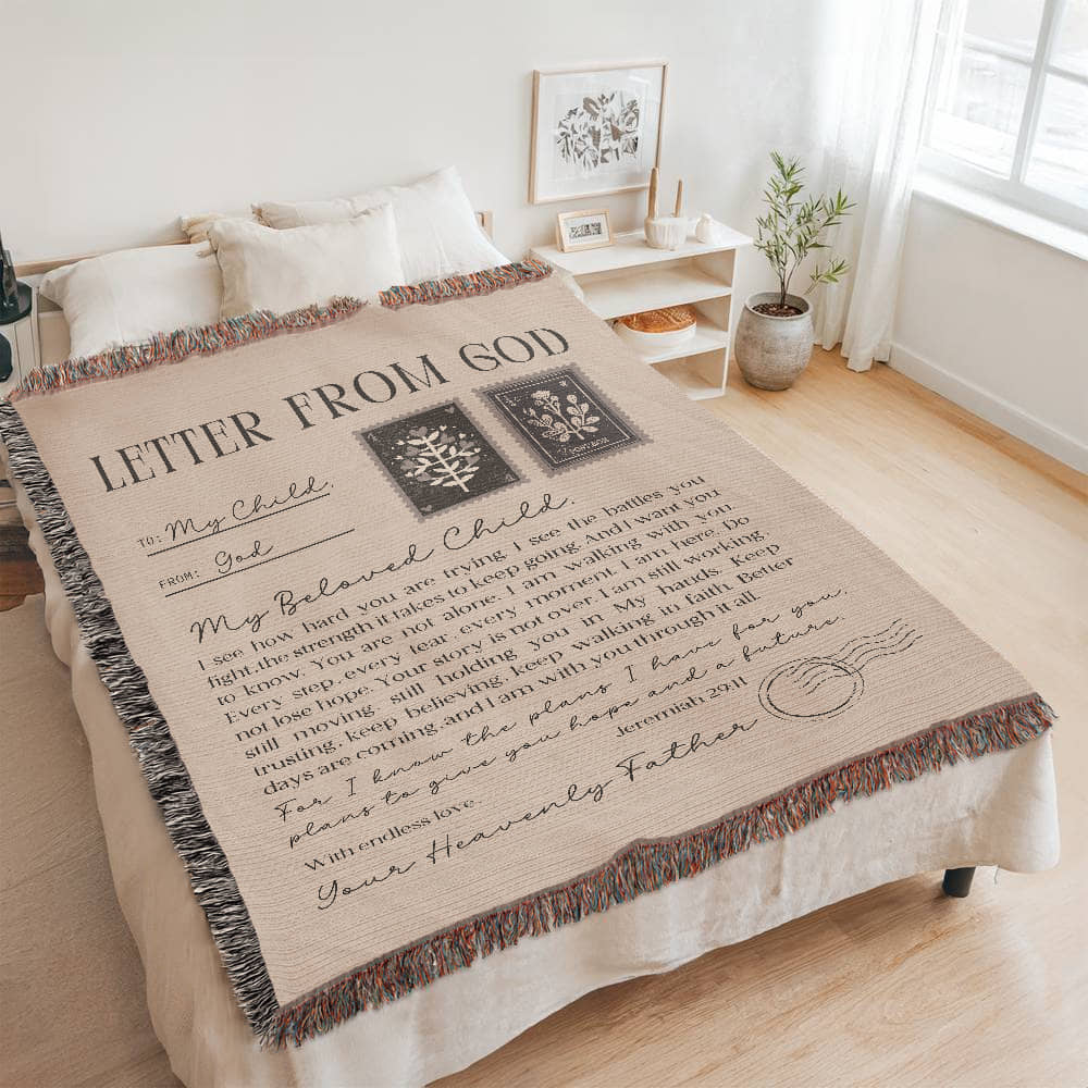 Letter From God - Woven Blanket