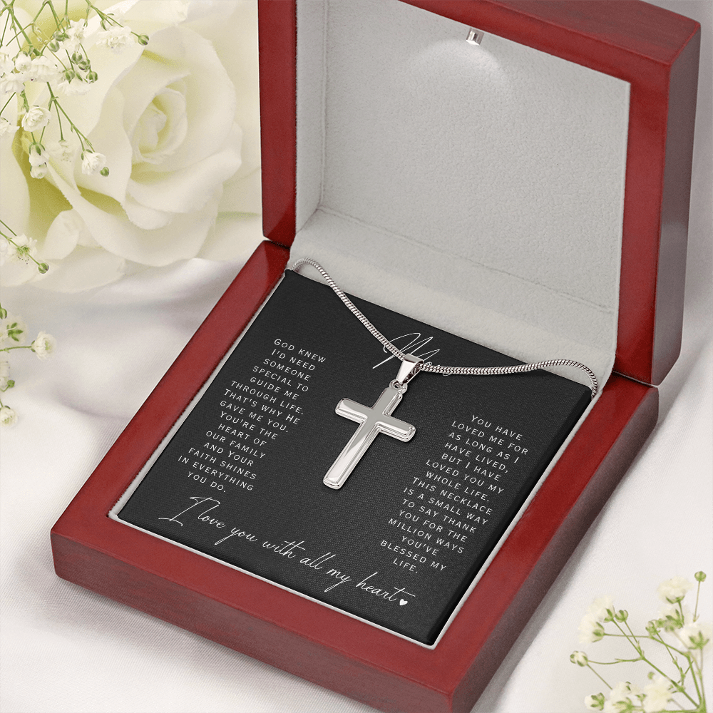Grace & Guidance | Cross Necklace For Mom