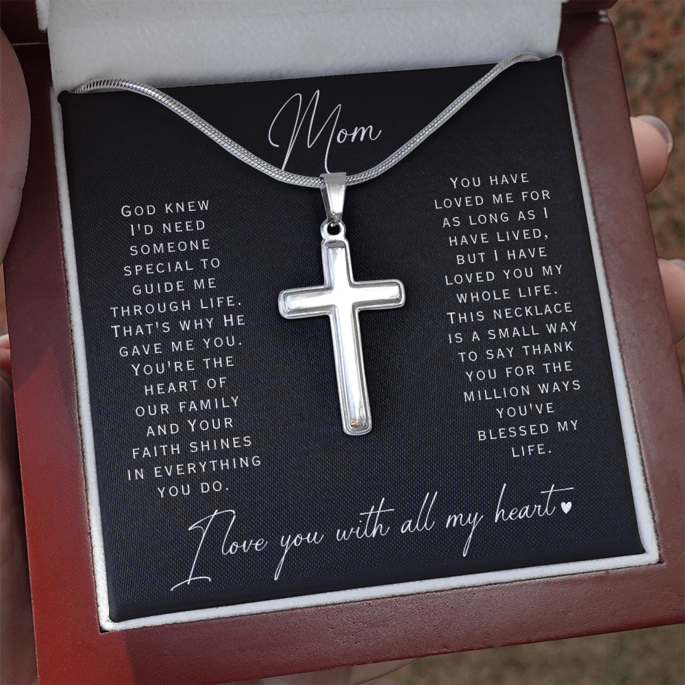Grace & Guidance | Cross Necklace For Mom