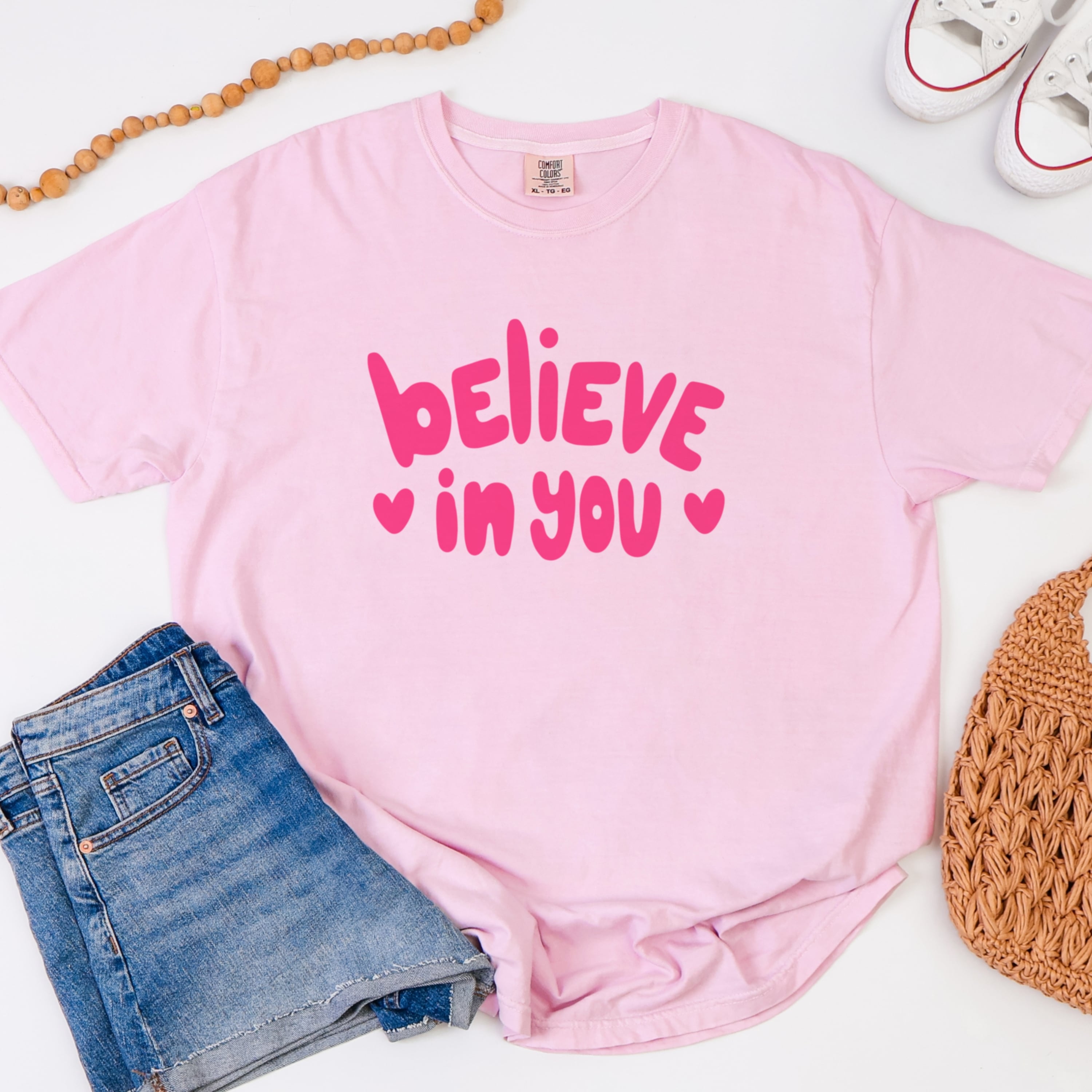 Believe In You Tshirt | Positive Affirmation Tee for Women