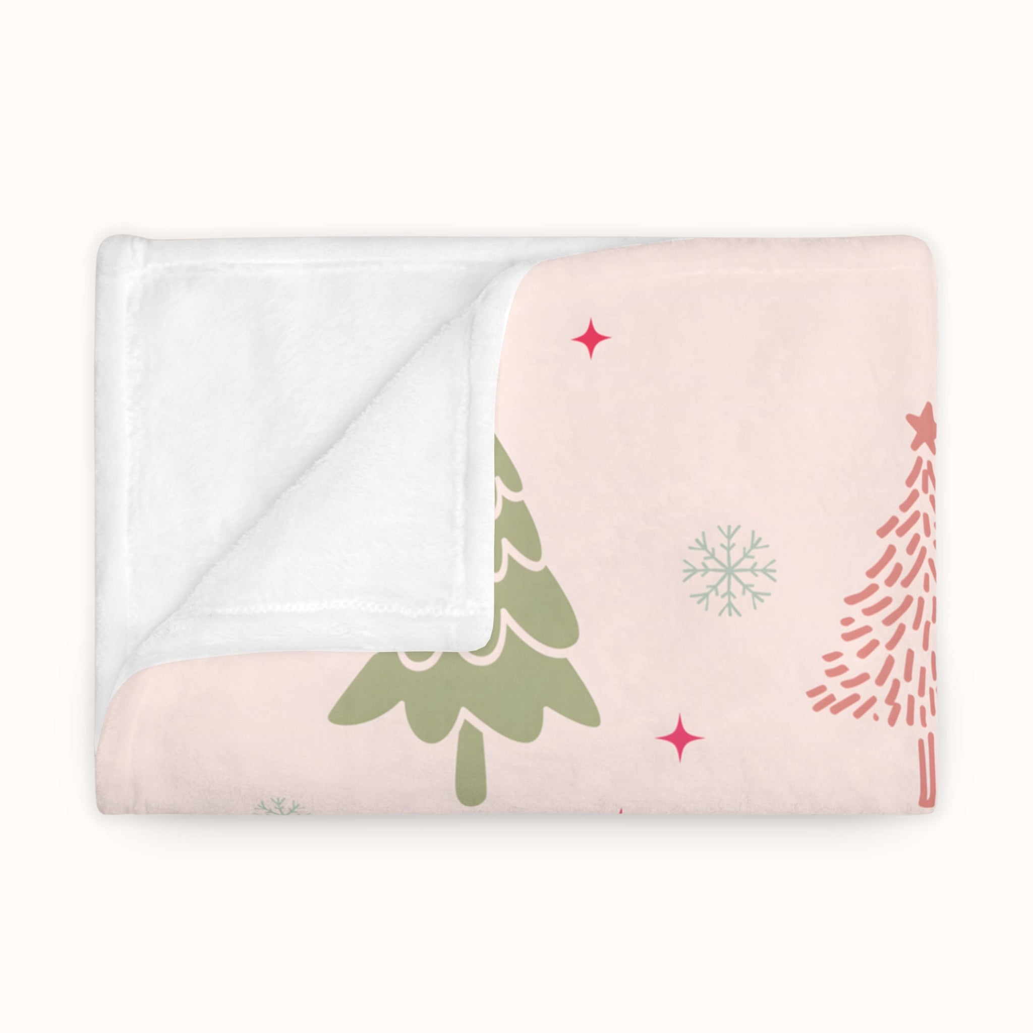 Faith-Inspired Pink Blanket – Galatians 5:22-23 Bible Verse Christmas Gift