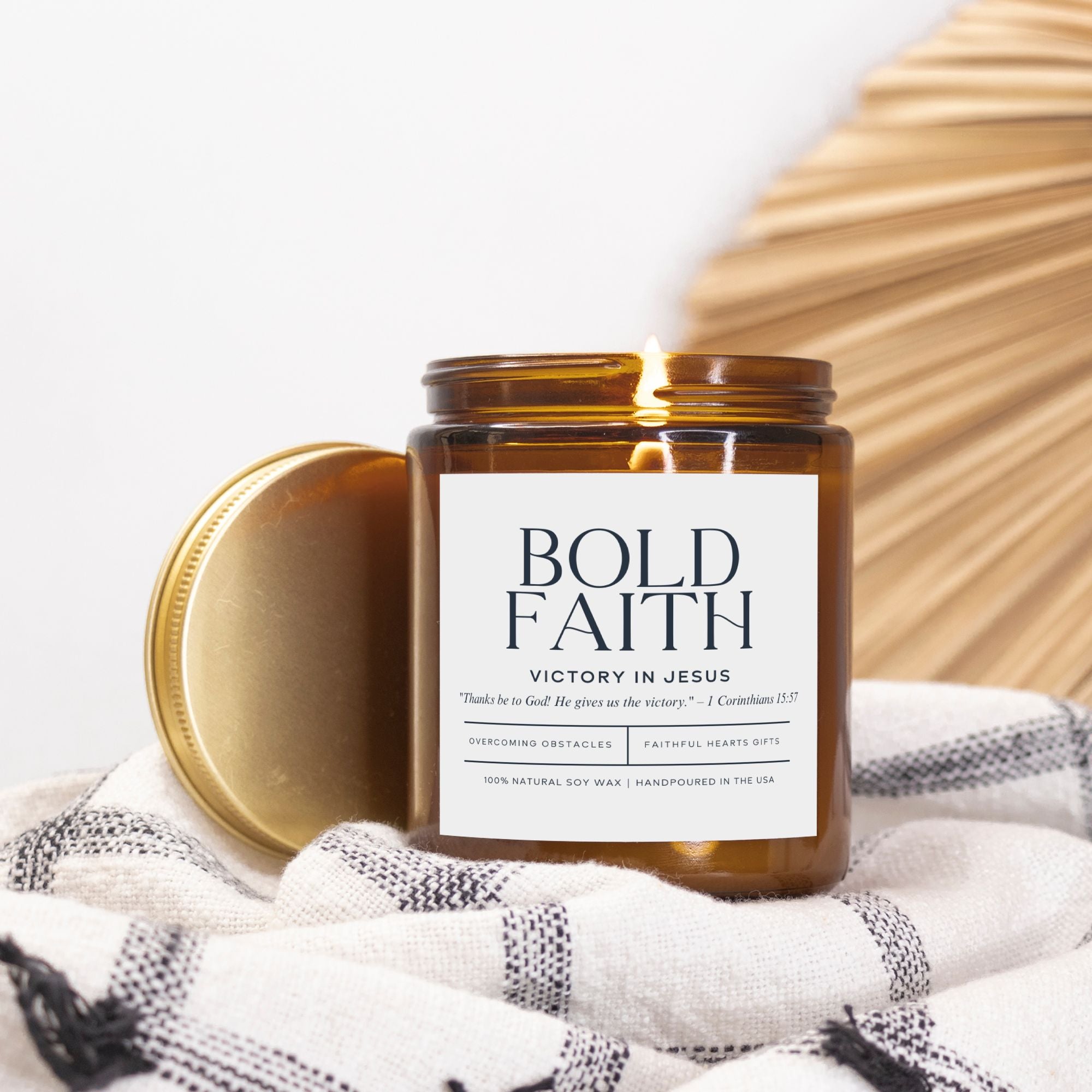 Bold Faith Collection - Victory In Jesus - 9oz Candle