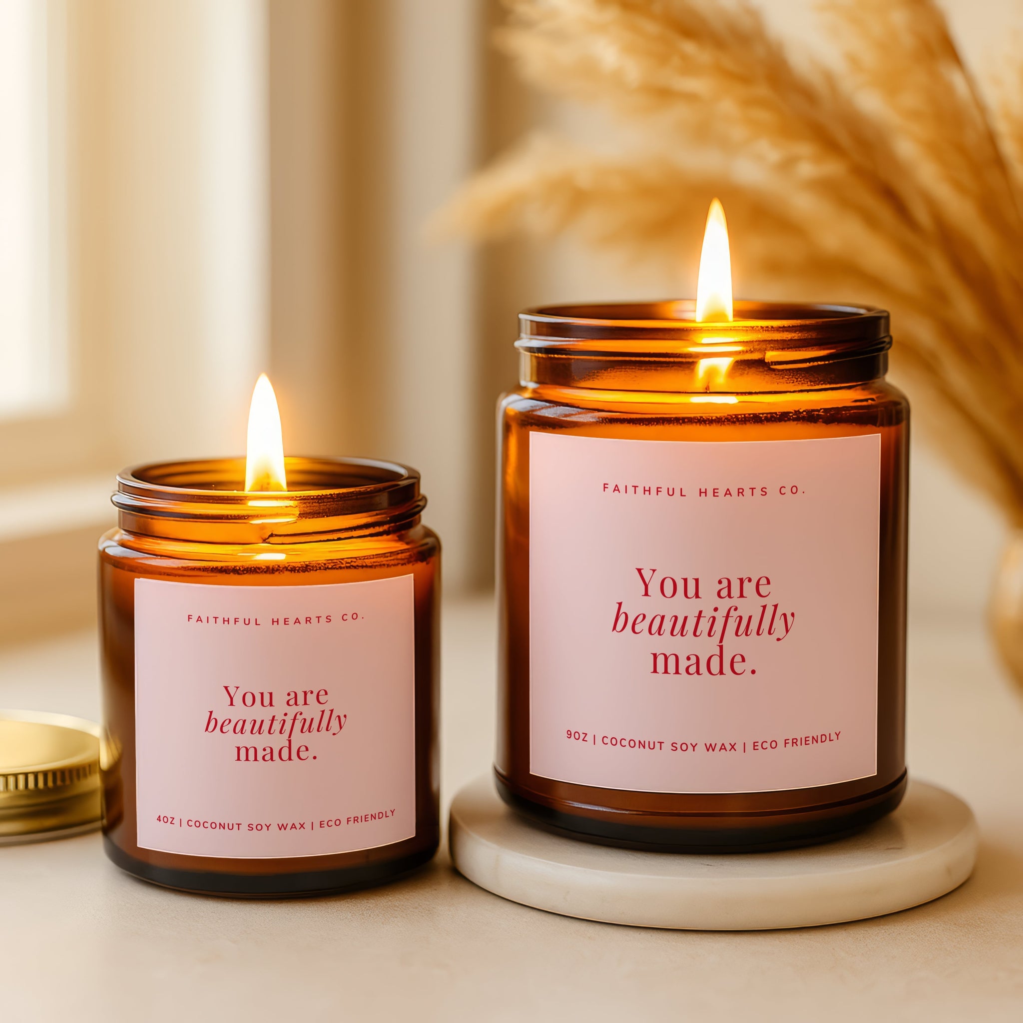 You Are Beautifully Made Candle | Faith Gift | Hand Poured Coconut Wax