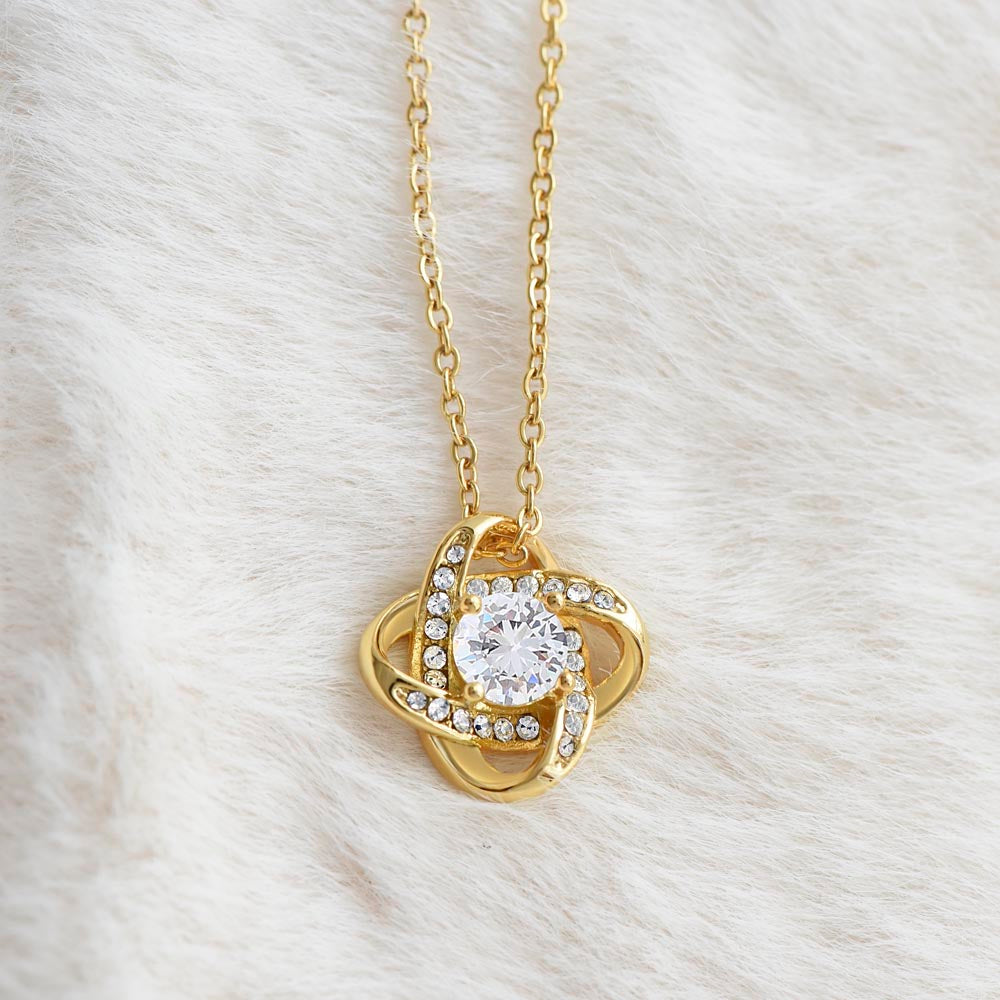 Waterproof best friend necklace in gold with cubic zirconia