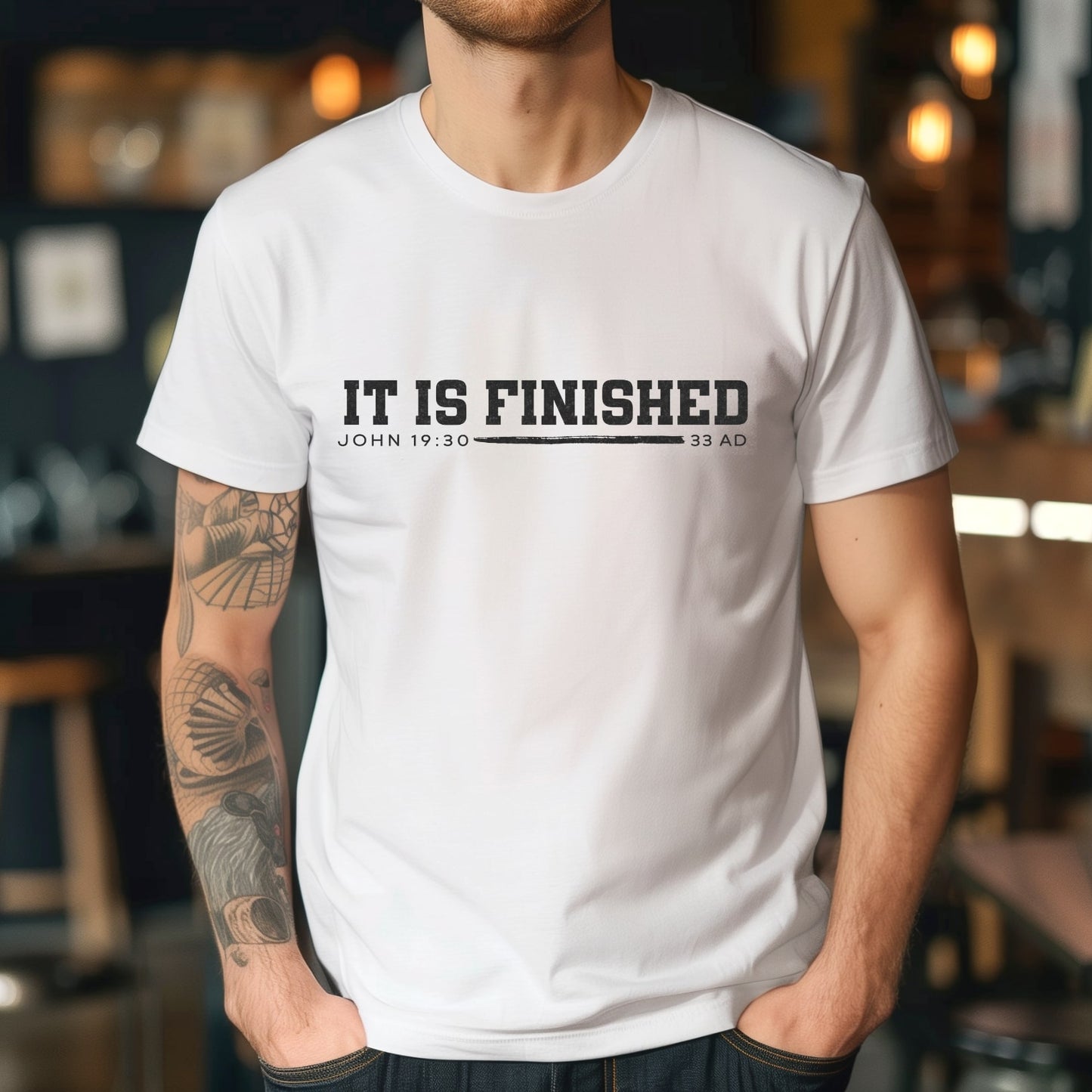 It Is Finished - John 19:30 - Faith Inspired T-shirt